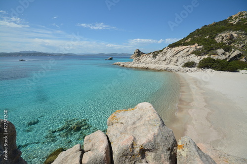 Fototapeta Naklejka Na Ścianę i Meble -  Parco Nazionale Arcipelago di La Maddalena. Paesaggio marino, isola Spargi, Cala Corsara