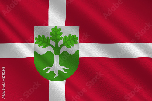 Flag of Dragor is a municipality in Denmark photo