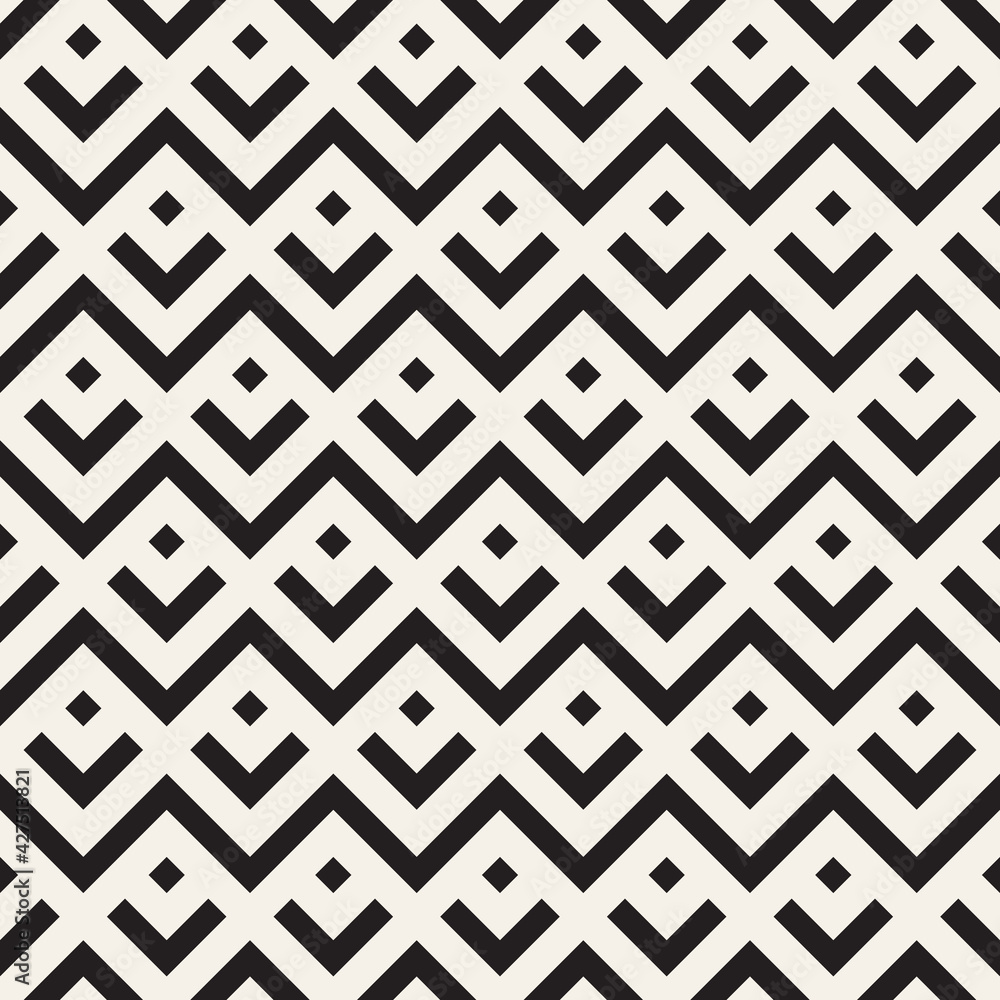 Vector seamless geometric pattern. Simple abstract lines lattice. Repeating elements stylish background Vector seamless geometric pattern. Simple abstract lines lattice. Repeating elements stylish background