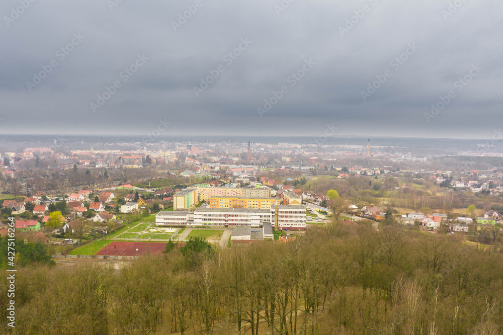 Panorama miasta Żagań