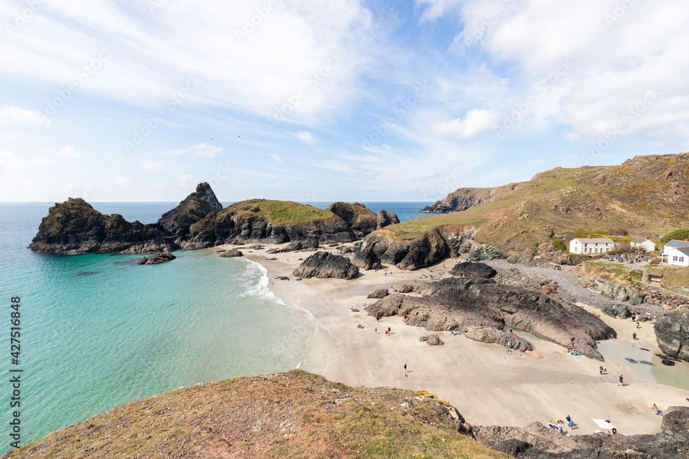 Kynance Cove on a stunning sunny day. Kynance Cove on a stunning sunny day.