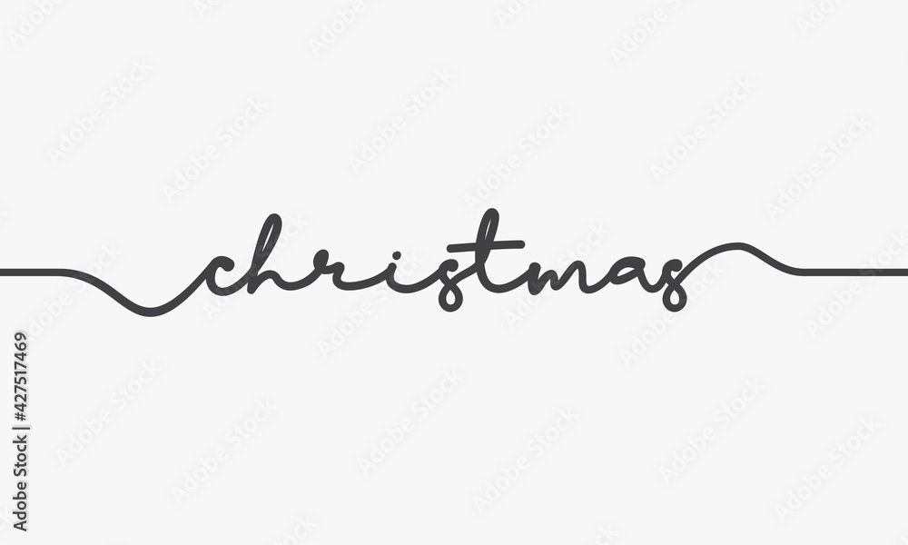 christmas text handwritten vector on white background. christmas text handwritten vector on white background.