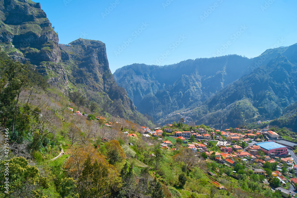 viewpoint nun's valley - Curral das Freiras - Madeira Island, Portugal viewpoint nun's valley - Curral das Freiras - Madeira Island, Portugal