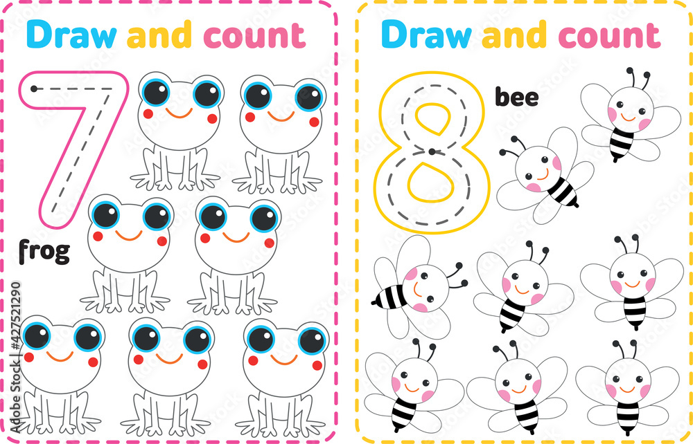 Obraz premium Fun count for kids