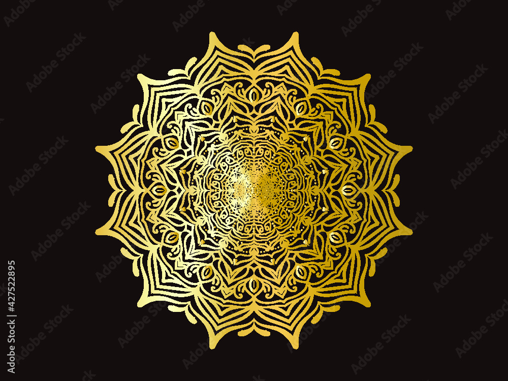 Luxury ornamental mandala vector illustration