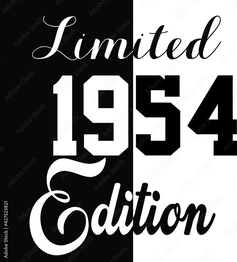 Fototapeta premium limited edition 1954