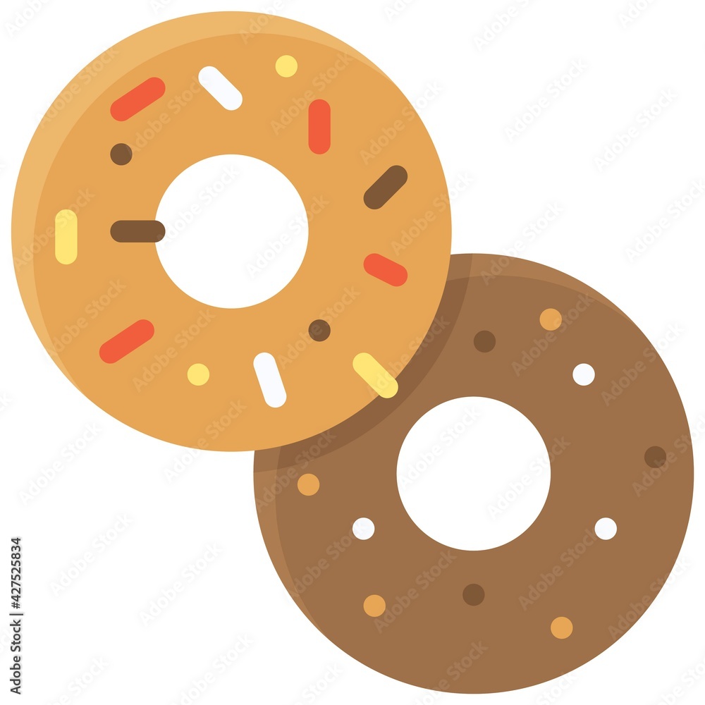 Doughnut icon, Bakery and baking related vector Doughnut icon, Bakery and baking related vector