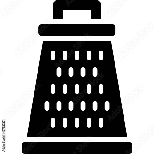 Grater icon, Bakery and baking related vector