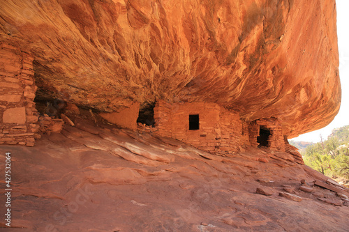 Indian ruins in Mule Canyon, Bear's Ears National Monument in Utah, USA