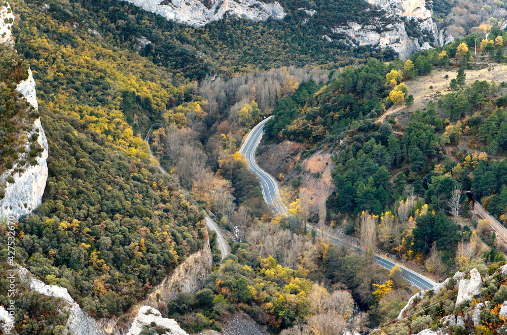 Fototapeta premium Desfiladero de la Horadada (Burgos)