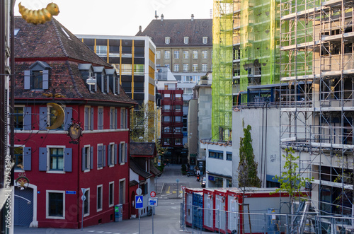 Klosterberg, Baustelle, Theater Basel, Basel, Schweiz, 2021 photo