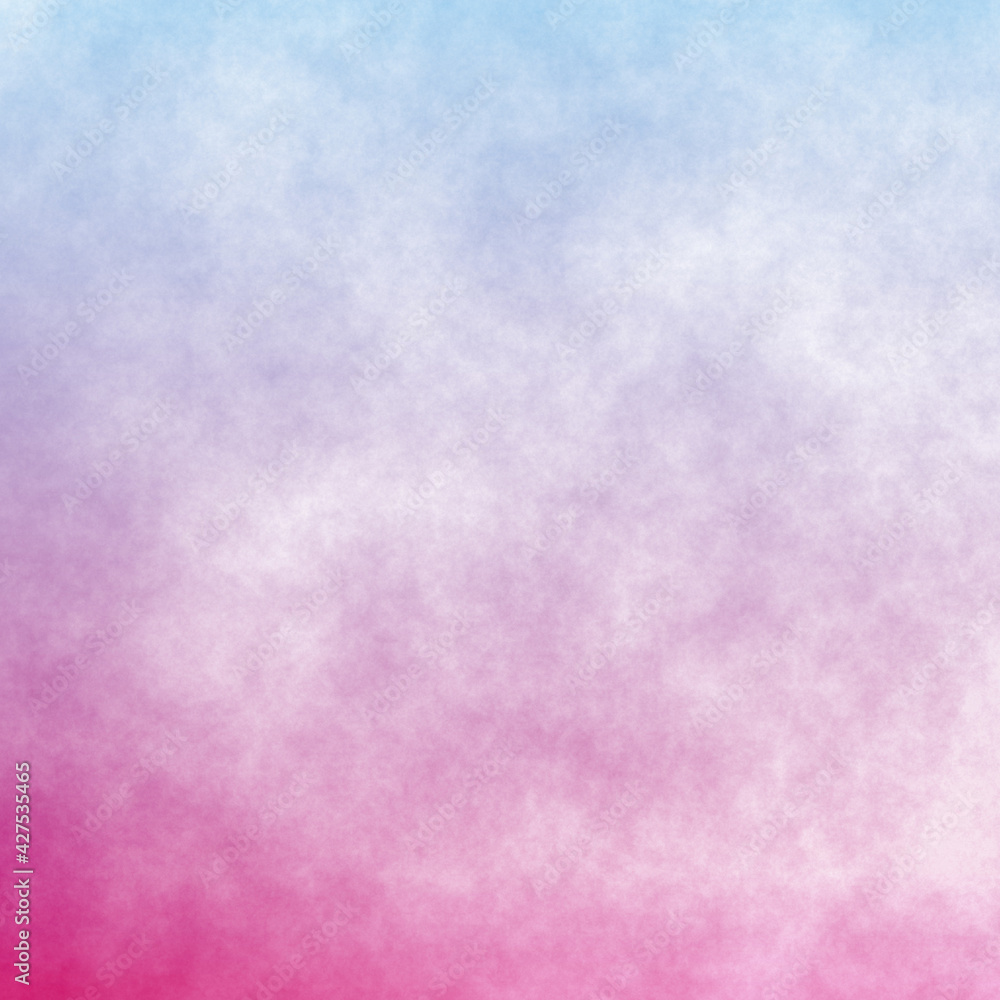 Gradient color blue and pink paper. Sky and cloud background.