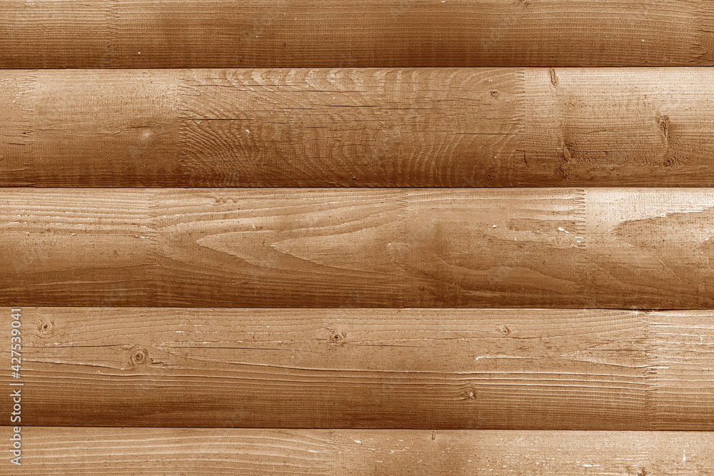 Texture of a wooden blockhouse made of logs. Texture of a wooden blockhouse made of logs.