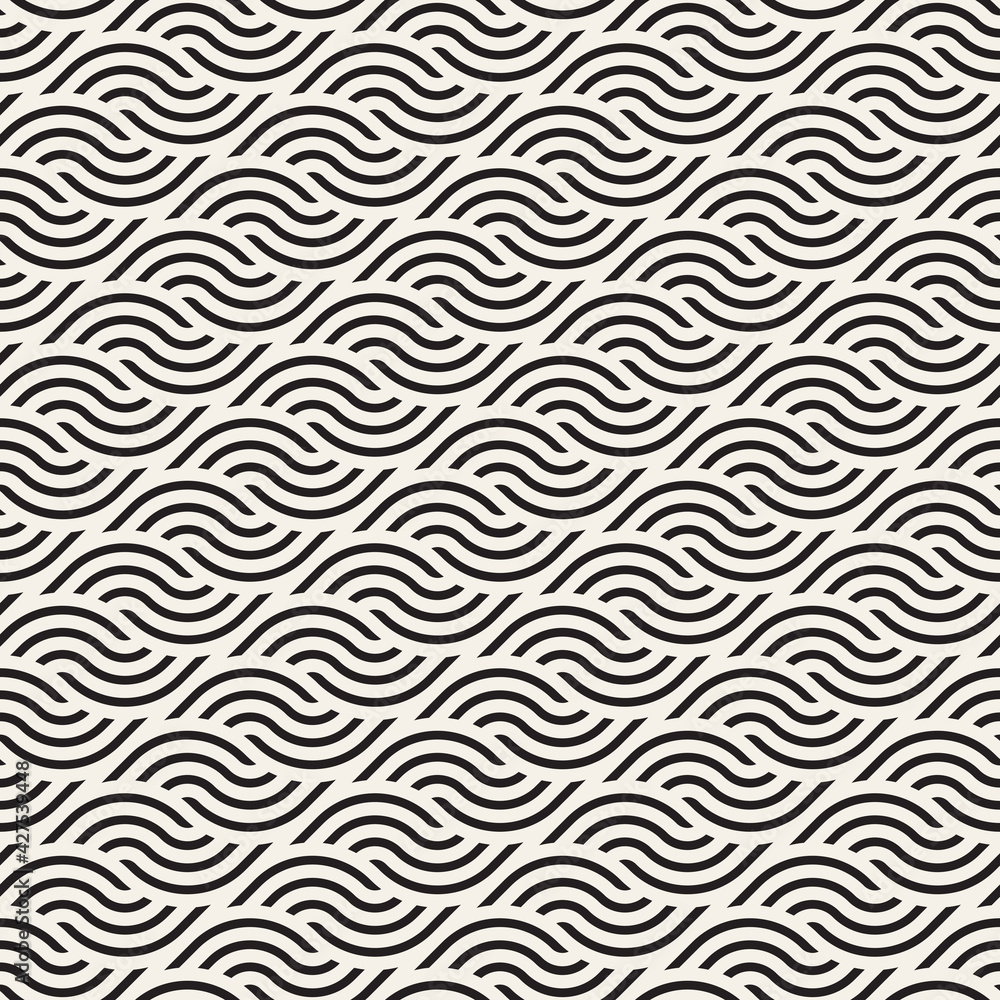 Vector seamless pattern. Modern stylish abstract texture. Repeating geometric tiles Vector seamless pattern. Modern stylish abstract texture. Repeating geometric tiles