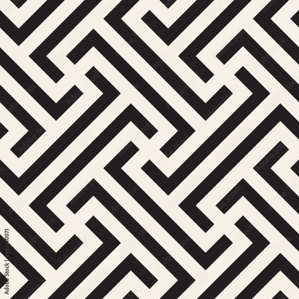 Vector seamless pattern. Modern stylish abstract texture. Repeating geometric tiles Vector seamless pattern. Modern stylish abstract texture. Repeating geometric tiles