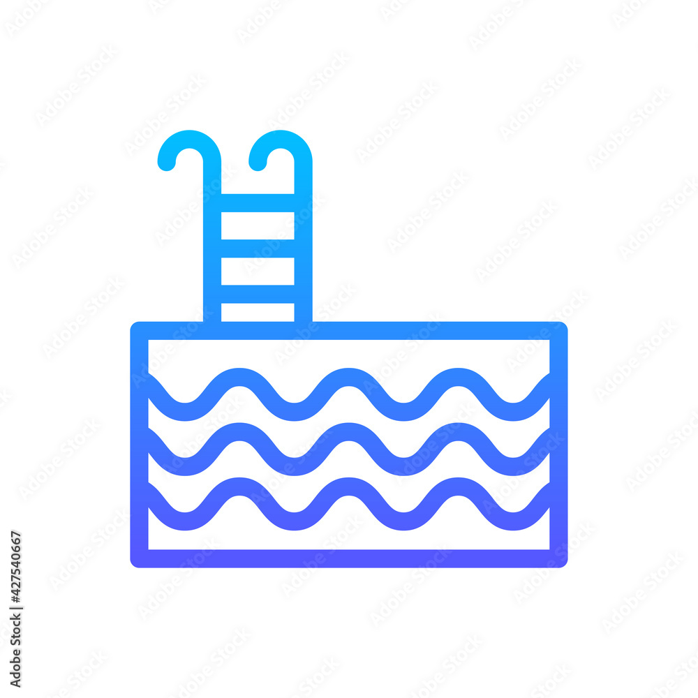 Swimming Pool Vector Icon. Hotel and Services Symbol EPS 10 Swimming Pool Vector Icon. Hotel and Services Symbol EPS 10