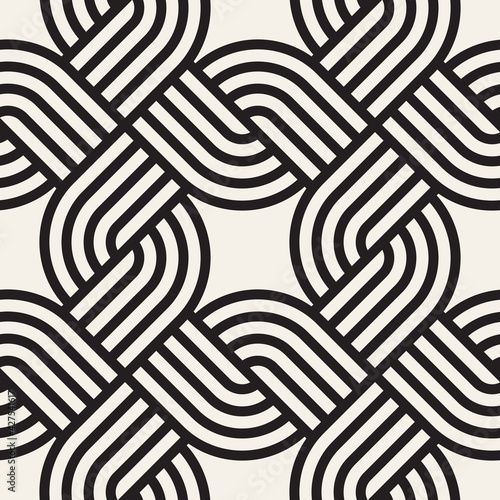Vector seamless pattern. Modern stylish abstract texture. Repeating geometric tiles