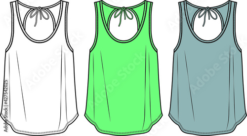 Vector strappy t-shirt designs for women colored with 2021 summer colors