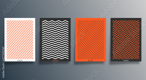 Geometric minimal design for flyer, poster, brochure cover, background, wallpaper, typography, or other printing products. Vector illustration