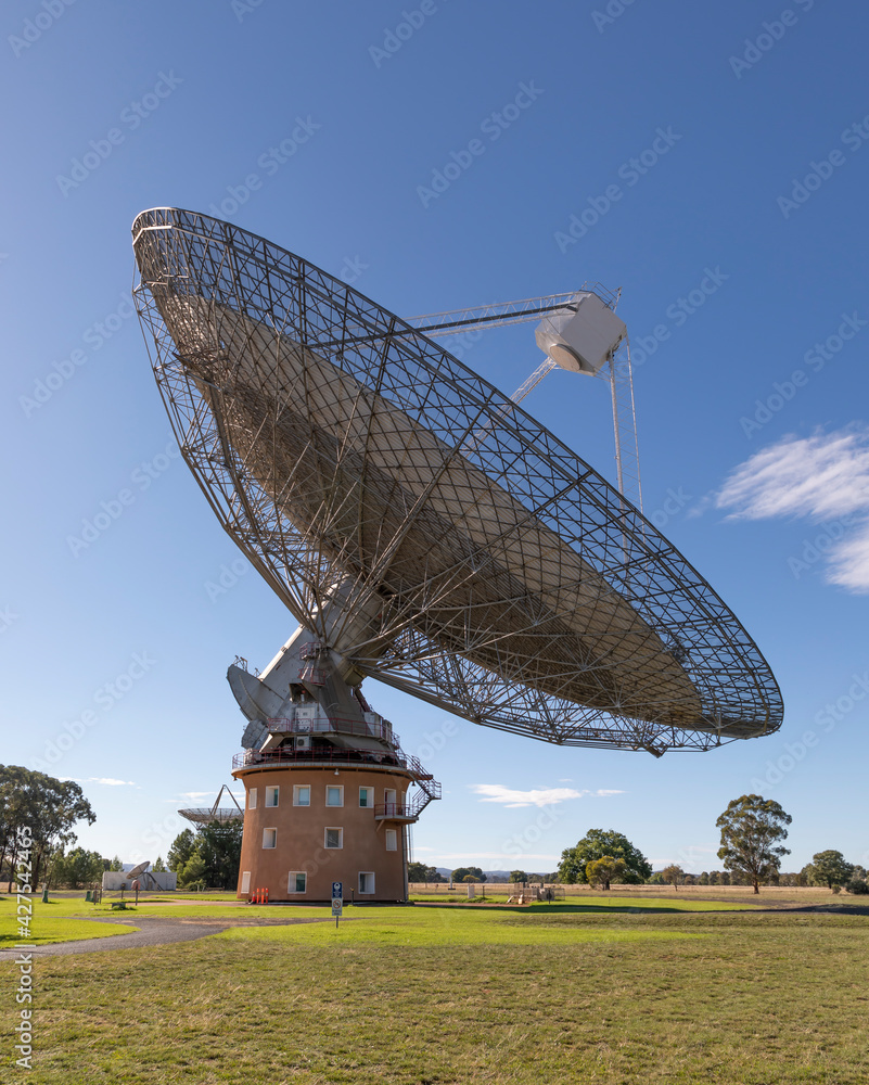 A large outdoor scientific radio telescope A large outdoor scientific radio telescope