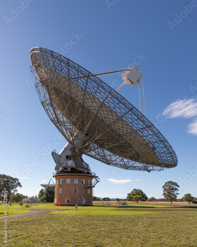 A large outdoor scientific radio telescope