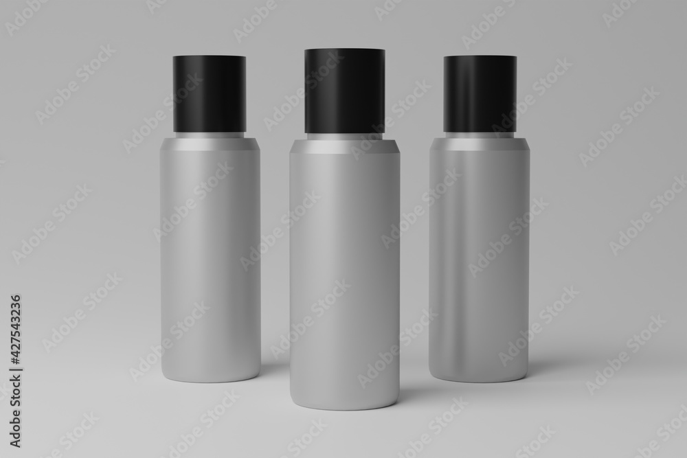 3D Illustration. Blank Bottle Mockup 3D Illustration. Blank Bottle Mockup