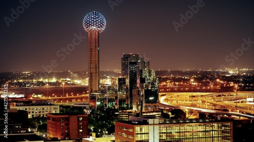 Dallas Skyline Time Lapse