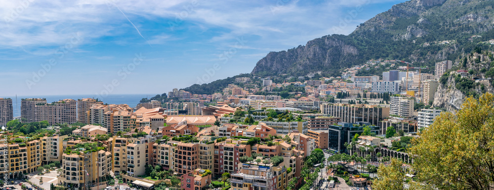 Panorama of other side of Monaco