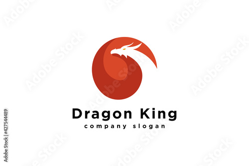 Dragon logo design inspiration,suitable for business logo element