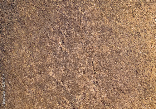Top view of brown soil background