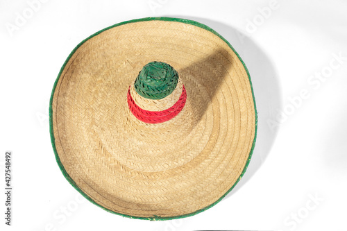 big mexican hat on black background