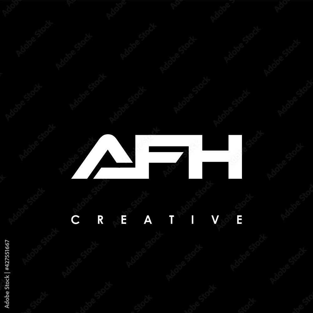 AFH Letter Initial Logo Design Template Vector Illustration AFH Letter Initial Logo Design Template Vector Illustration