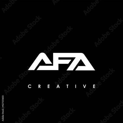 AFA Letter Initial Logo Design Template Vector Illustration photo