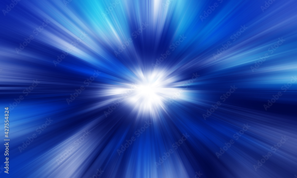 Abstract sunburst coloured in blue Abstract sunburst coloured in blue