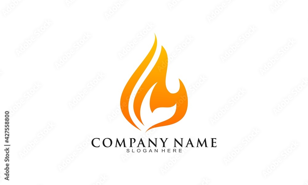 Flame vector logo Flame vector logo