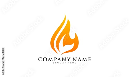 Flame vector logo