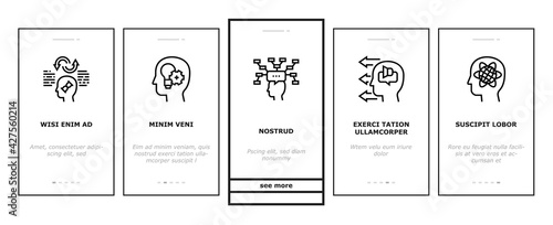 Philosophy Science Onboarding Mobile App Page Screen Vector. Social Philosophy And Logic, Aesthetics And Ethics, Metaphilosophy And Epistemology Illustrations