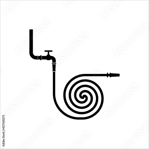 Garden Water Tap Hose Icon
