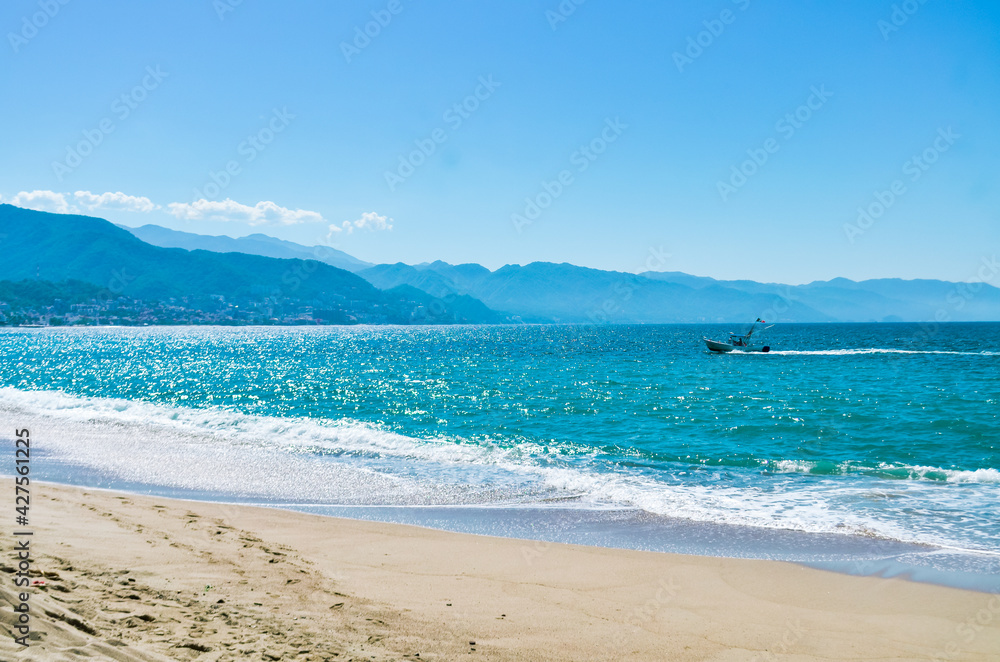 waves on the beach