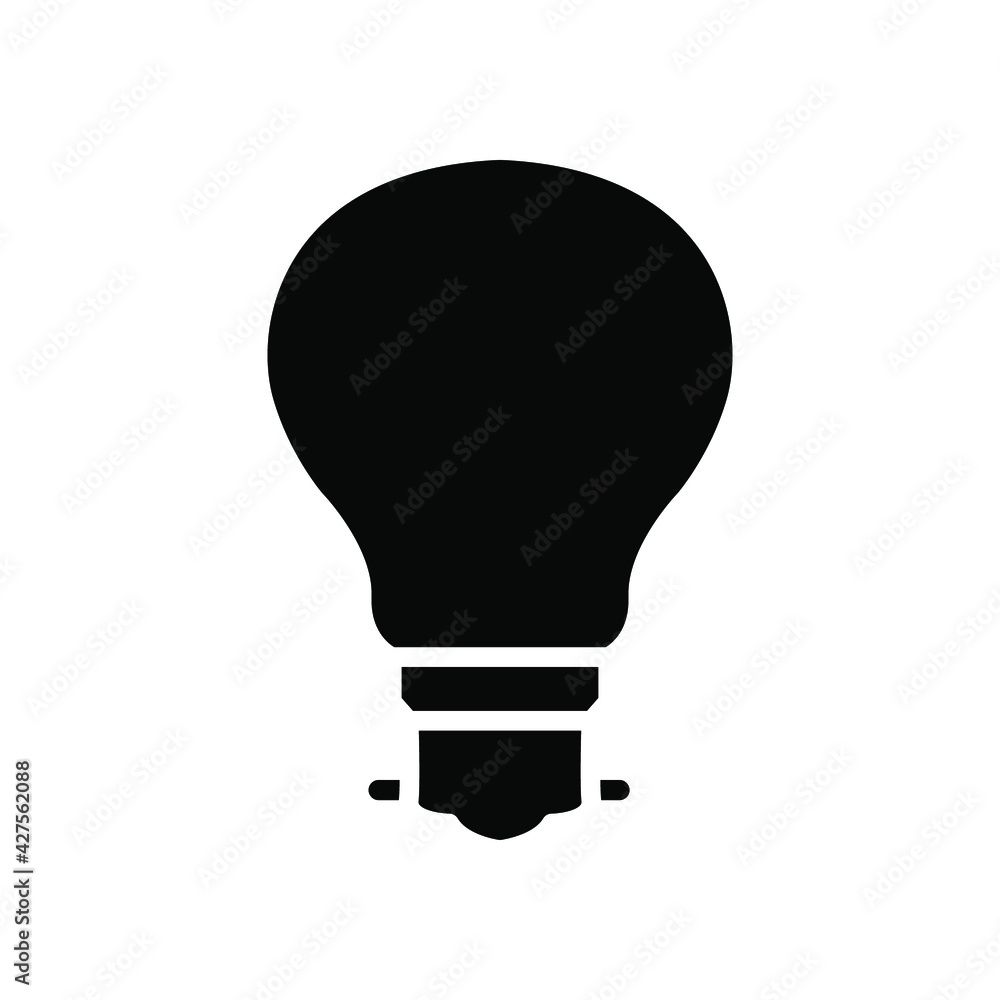 Illustration Vector graphic of bulb icon Illustration Vector graphic of bulb icon