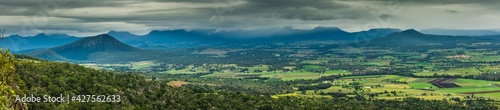 The Boonah countryside inside the Scenic Rim Queensland