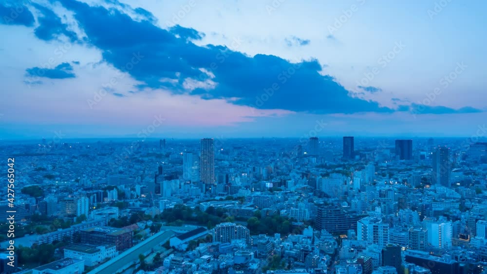 4K・東京風景・タイムラプス