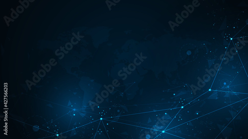 A network of sophisticated digital connections.