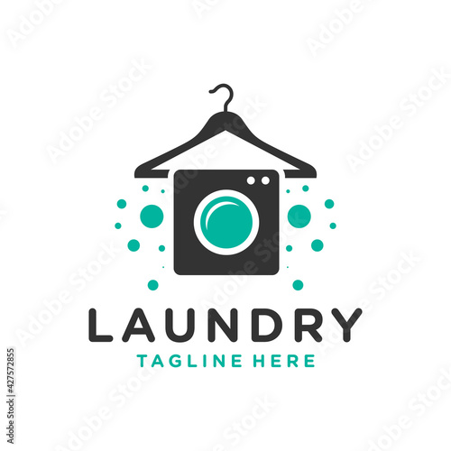 clothing laundry logo or brush cleaning booth