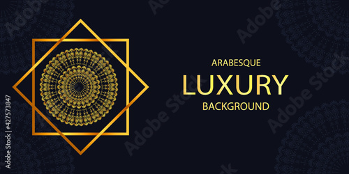 Luxury ornamental mandala design background, Single Floral Golden Mandala Design,  Half mandala design background Free Vector 