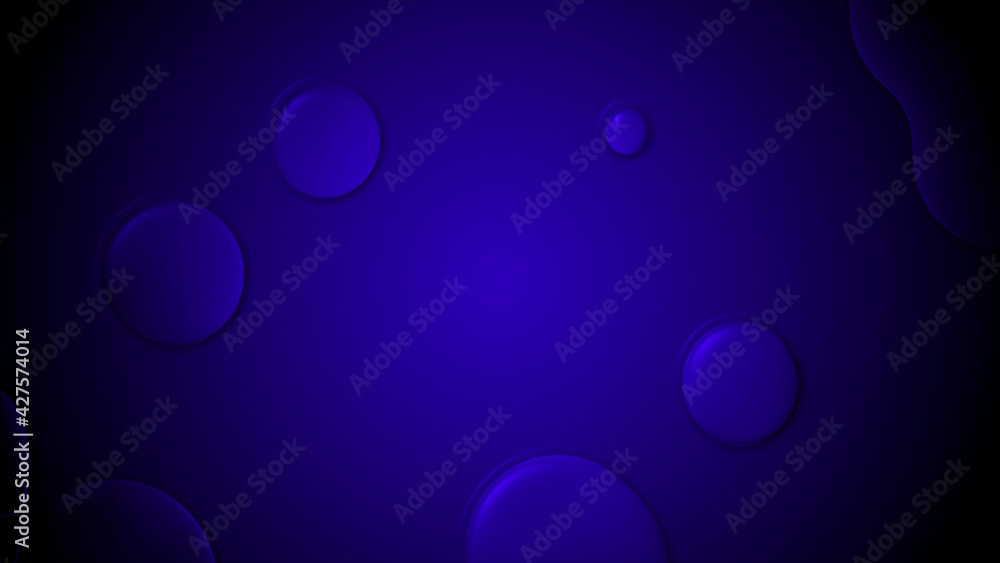 3d rendering blue liquid flow abstract background