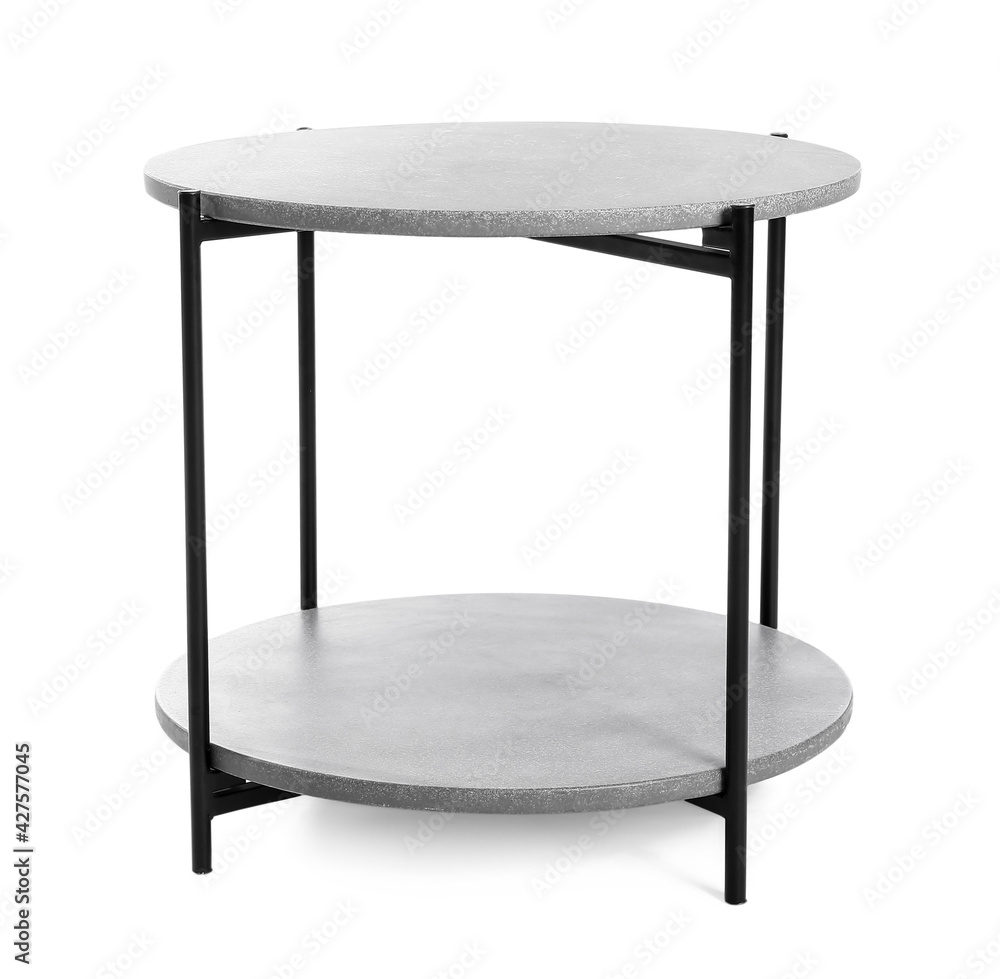 Modern table on white background Modern table on white background