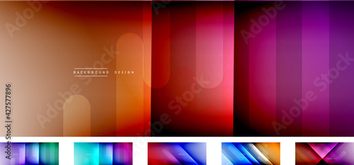 Abstract backgrounds - lines composition created with lights and shadows. Technology or business digital templates