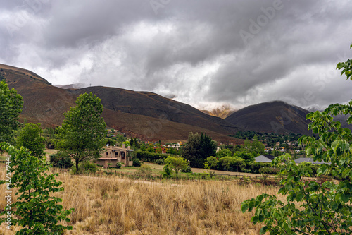 Clouds over the mountains
