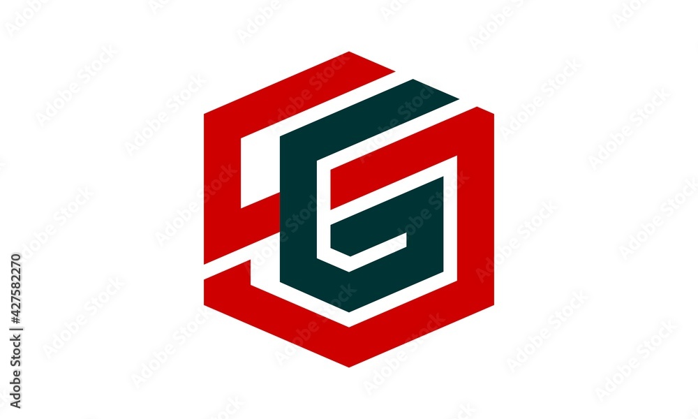 brand icon S and G letter logo brand icon S and G letter logo